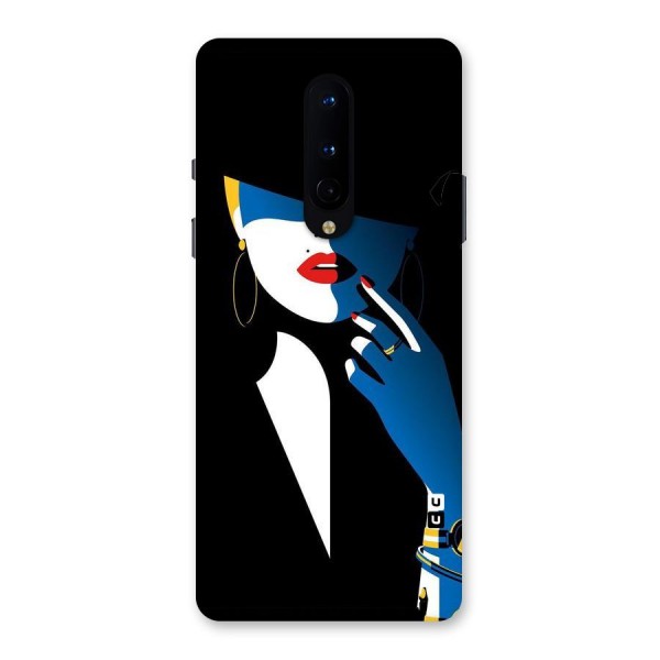 Elegant Woman Back Case for OnePlus 8