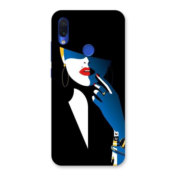 Elegant Woman Back Case for Redmi Note 7