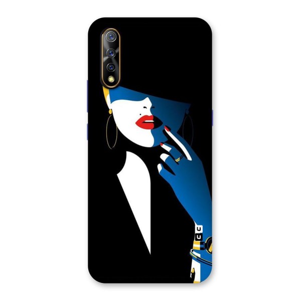 Elegant Woman Back Case for Vivo S1