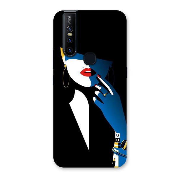 Elegant Woman Back Case for Vivo V15