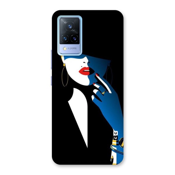 Elegant Woman Back Case for Vivo V21 5G