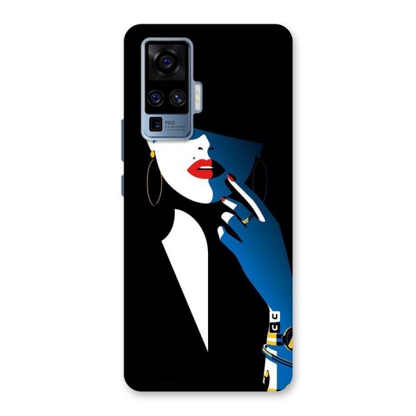 Elegant Woman Back Case for Vivo X50 Pro