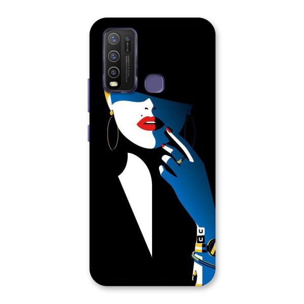 Elegant Woman Back Case for Vivo Y30