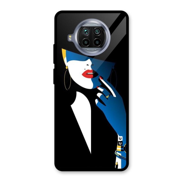 Elegant Woman Glass Back Case for Mi 10i