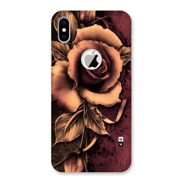 Elite Artsy Back Case for iPhone XS Logo Cut