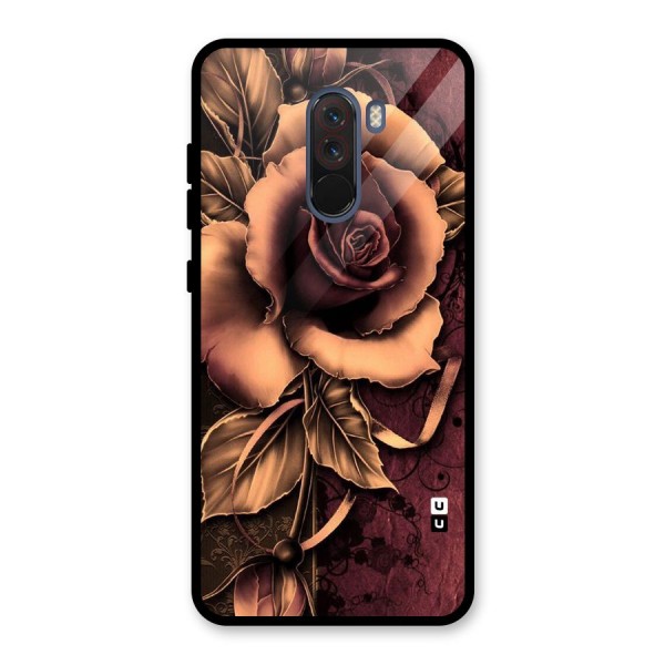 Elite Artsy Glass Back Case for Poco F1