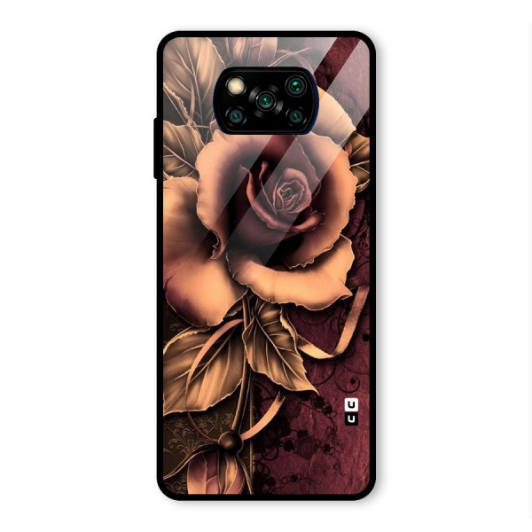 Elite Artsy Glass Back Case for Poco X3 Pro