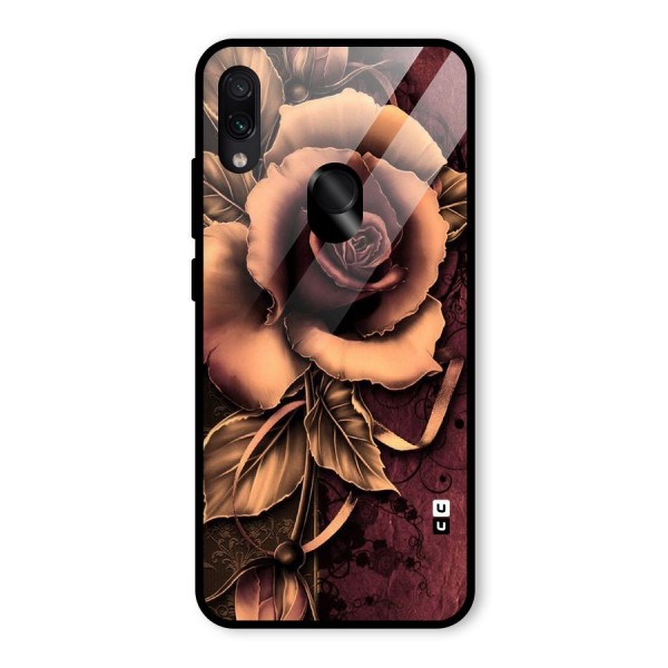 Elite Artsy Glass Back Case for Redmi Note 7S