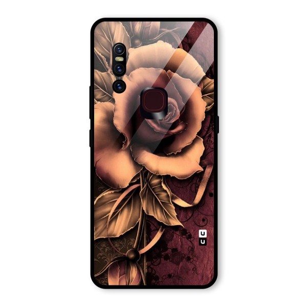 Elite Artsy Glass Back Case for Vivo V15