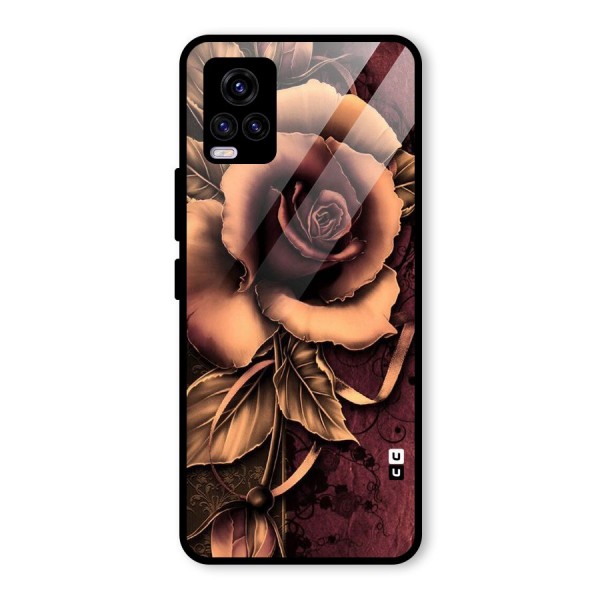 Elite Artsy Glass Back Case for Vivo V20