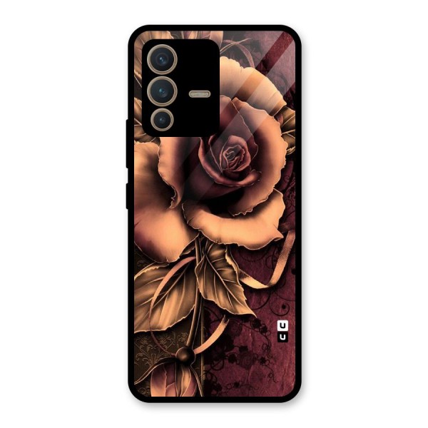 Elite Artsy Glass Back Case for Vivo V23 5G