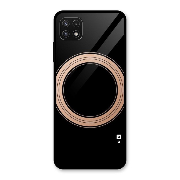 Elite Circle Glass Back Case for Galaxy A22 5G