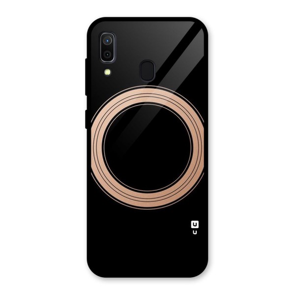 Elite Circle Glass Back Case for Galaxy A30