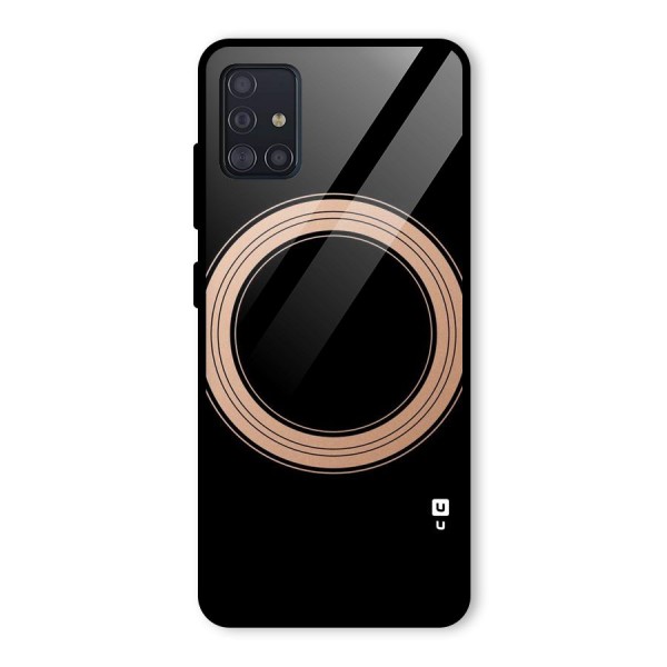 Elite Circle Glass Back Case for Galaxy A51