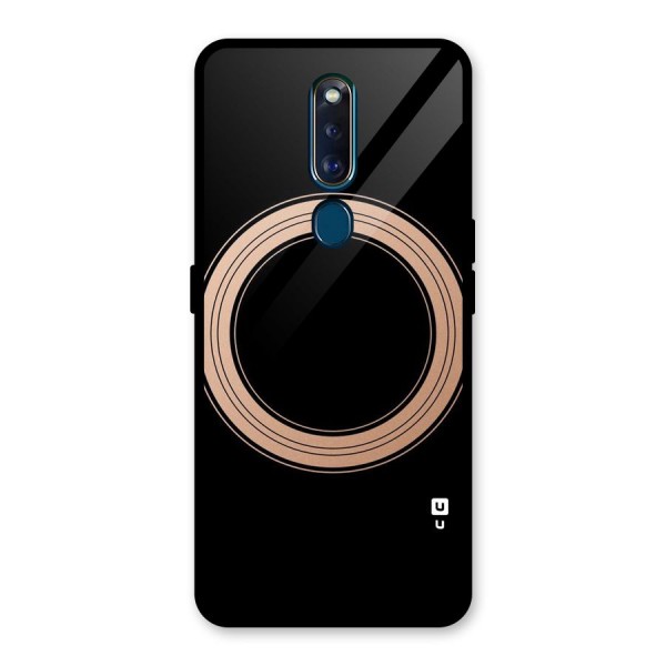 Elite Circle Glass Back Case for Oppo F11 Pro