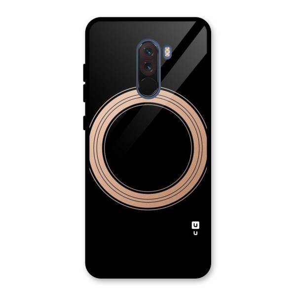 Elite Circle Glass Back Case for Poco F1