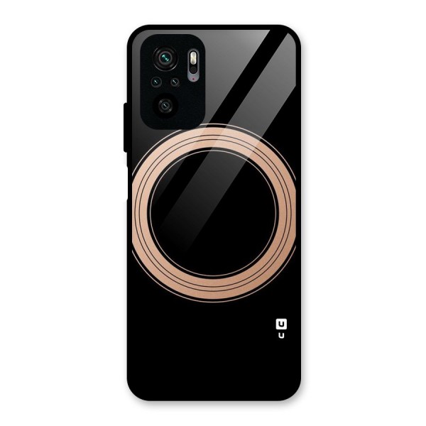 Elite Circle Glass Back Case for Redmi Note 10