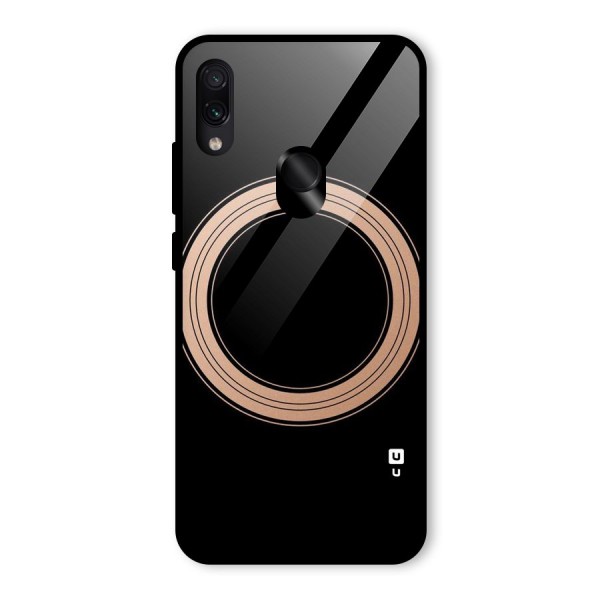 Elite Circle Glass Back Case for Redmi Note 7