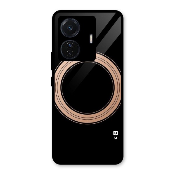 Elite Circle Glass Back Case for Vivo T1 Pro