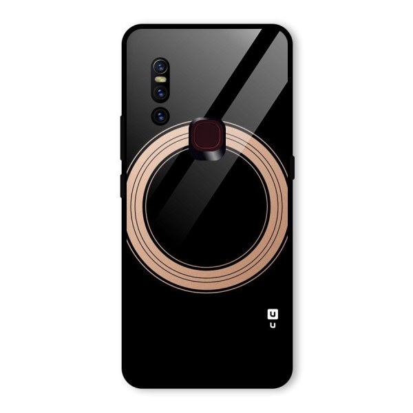 Elite Circle Glass Back Case for Vivo V15