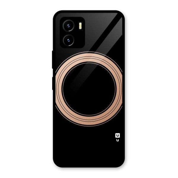 Elite Circle Glass Back Case for Vivo Y15s