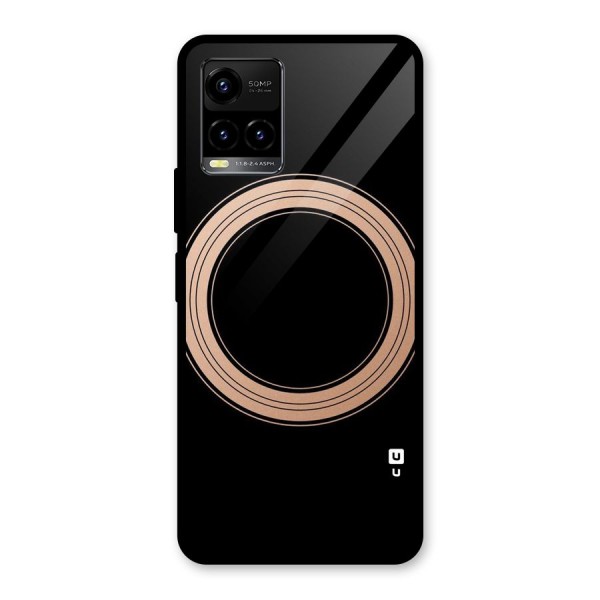 Elite Circle Glass Back Case for Vivo Y21 2021