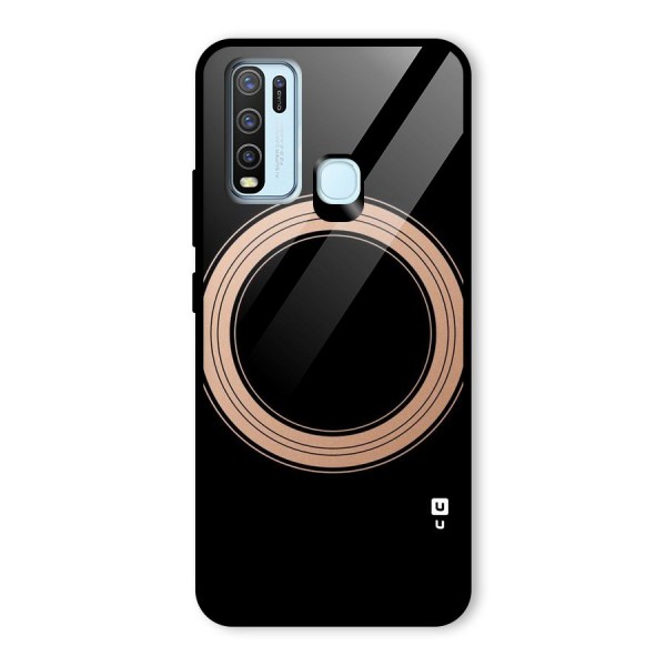 Elite Circle Glass Back Case for Vivo Y30