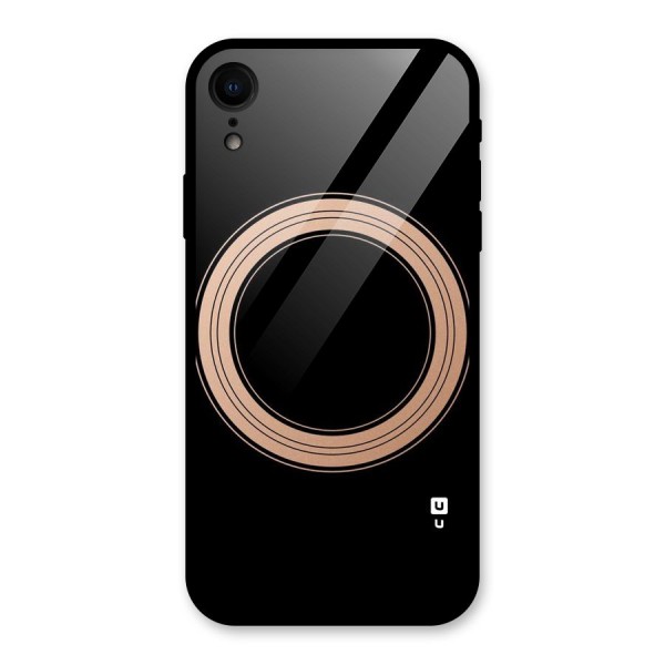 Elite Circle Glass Back Case for XR