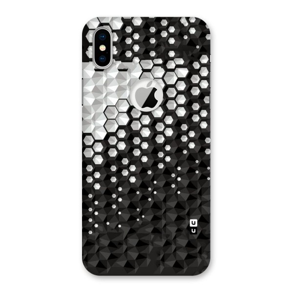 Elite Hexagonal Back Case for iPhone XS Logo Cut