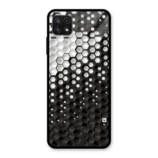 Elite Hexagonal Glass Back Case for Galaxy A22 5G