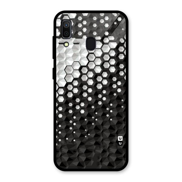 Elite Hexagonal Glass Back Case for Galaxy A30