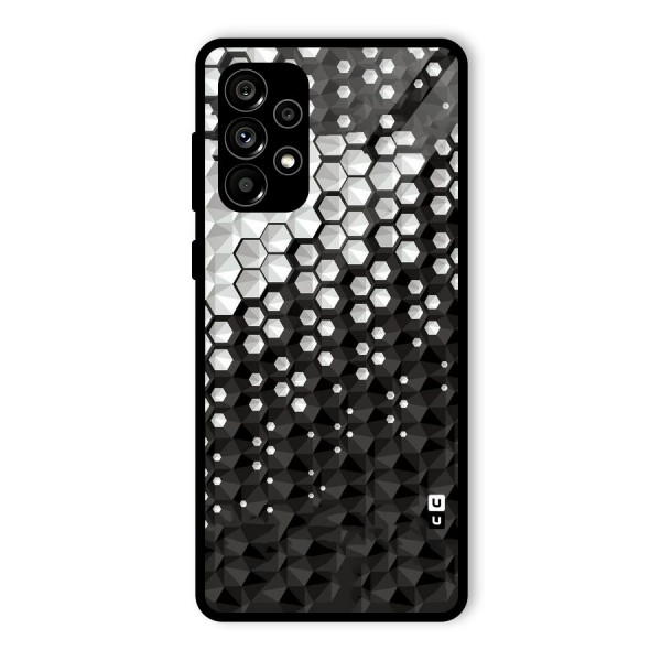 Elite Hexagonal Glass Back Case for Galaxy A73 5G