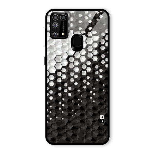 Elite Hexagonal Glass Back Case for Galaxy M31