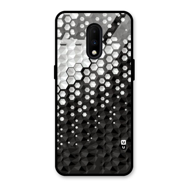 Elite Hexagonal Glass Back Case for OnePlus 7