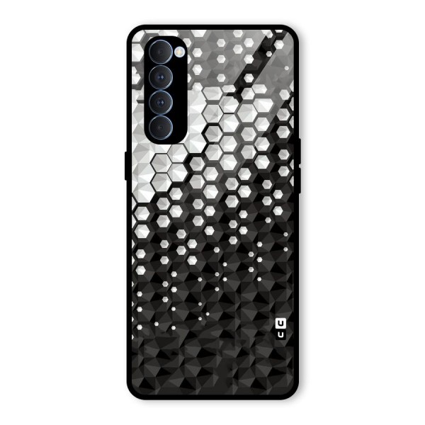 Elite Hexagonal Glass Back Case for Oppo Reno4 Pro