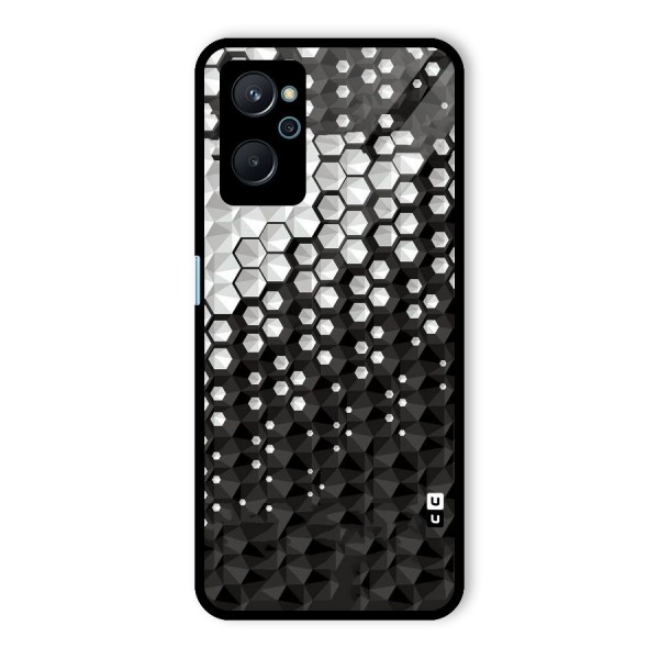 Elite Hexagonal Glass Back Case for Realme 9i