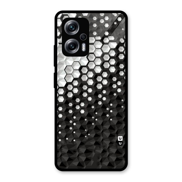 Elite Hexagonal Glass Back Case for Redmi K50i