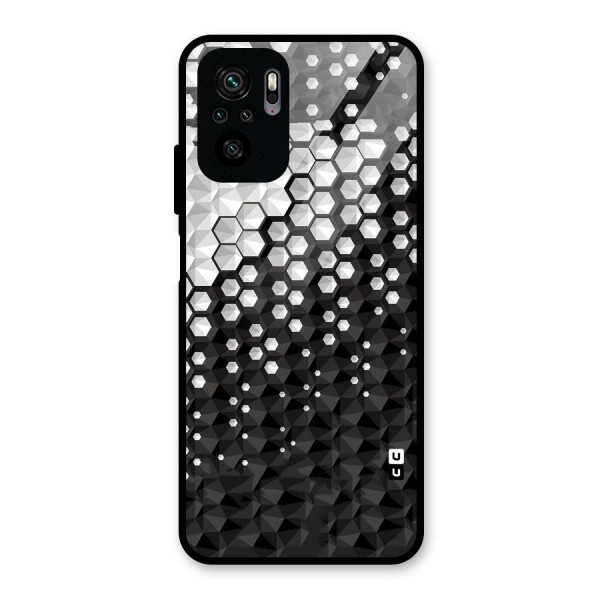 Elite Hexagonal Glass Back Case for Redmi Note 10