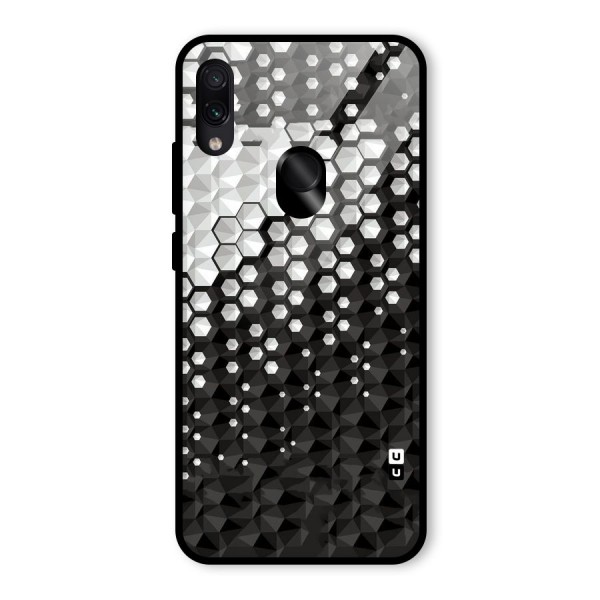 Elite Hexagonal Glass Back Case for Redmi Note 7