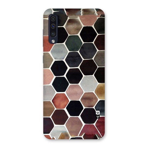 Elite Pastel Hexagons Back Case for Galaxy A50