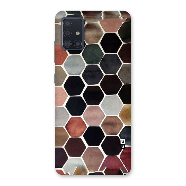 Elite Pastel Hexagons Back Case for Galaxy A51