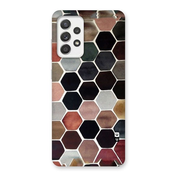 Elite Pastel Hexagons Back Case for Galaxy A52