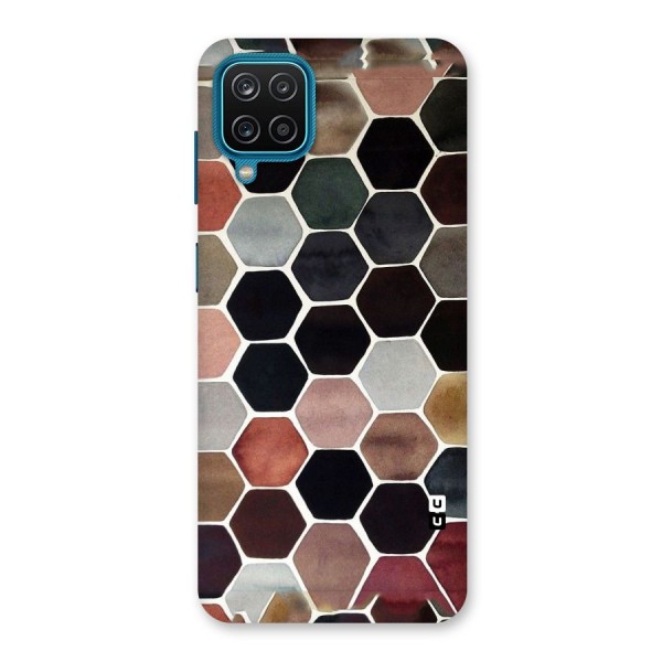 Elite Pastel Hexagons Back Case for Galaxy F12