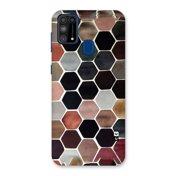 Elite Pastel Hexagons Back Case for Galaxy F41