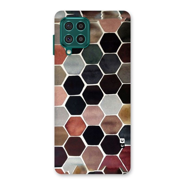 Elite Pastel Hexagons Back Case for Galaxy F62