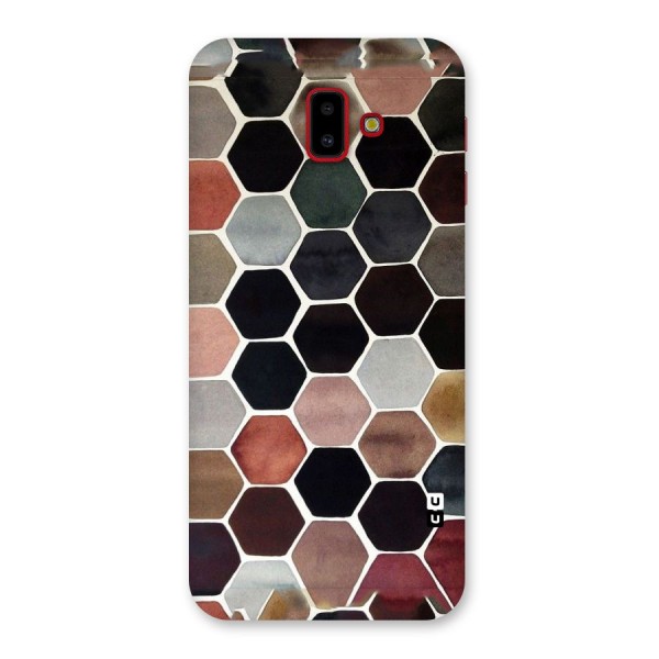 Elite Pastel Hexagons Back Case for Galaxy J6 Plus