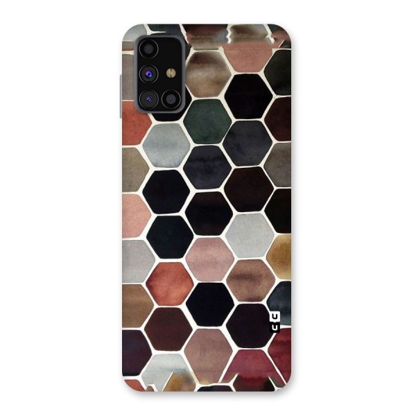 Elite Pastel Hexagons Back Case for Galaxy M31s