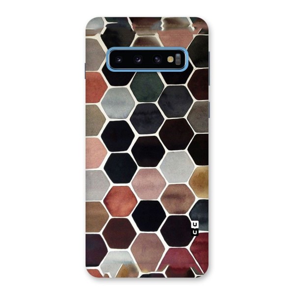 Elite Pastel Hexagons Back Case for Galaxy S10