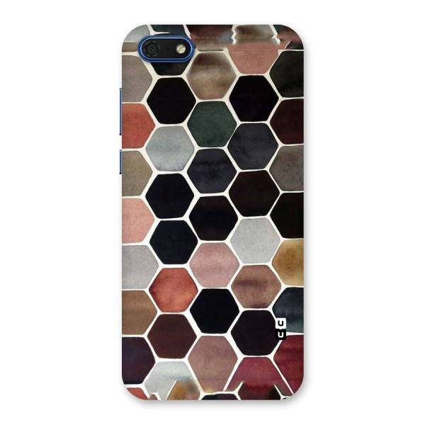 Elite Pastel Hexagons Back Case for Honor 7s