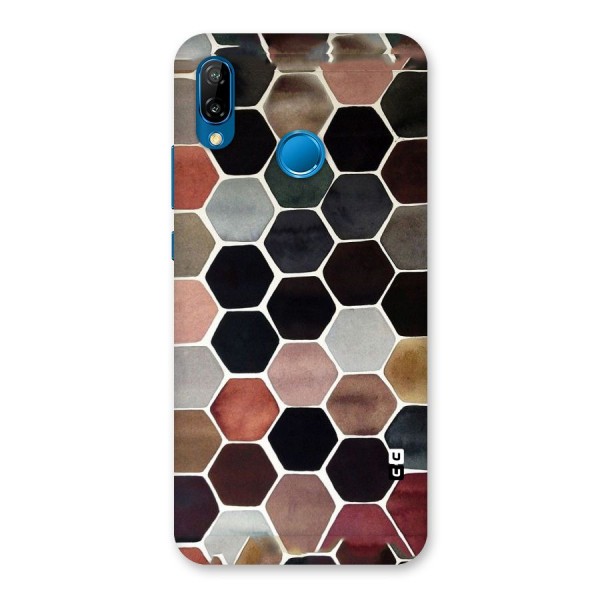 Elite Pastel Hexagons Back Case for Huawei P20 Lite